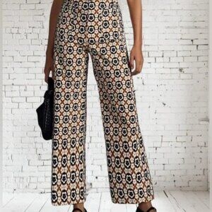 Anthropologie by Maeve Women’s The Colette Cropped Wide-Leg Pants Size 32